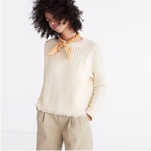 Madewell Stitchmix Pullover Sweater Size Extra Small
